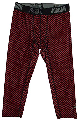 Nike Jordan Boy's Compression Training Legging Small Polyester Red