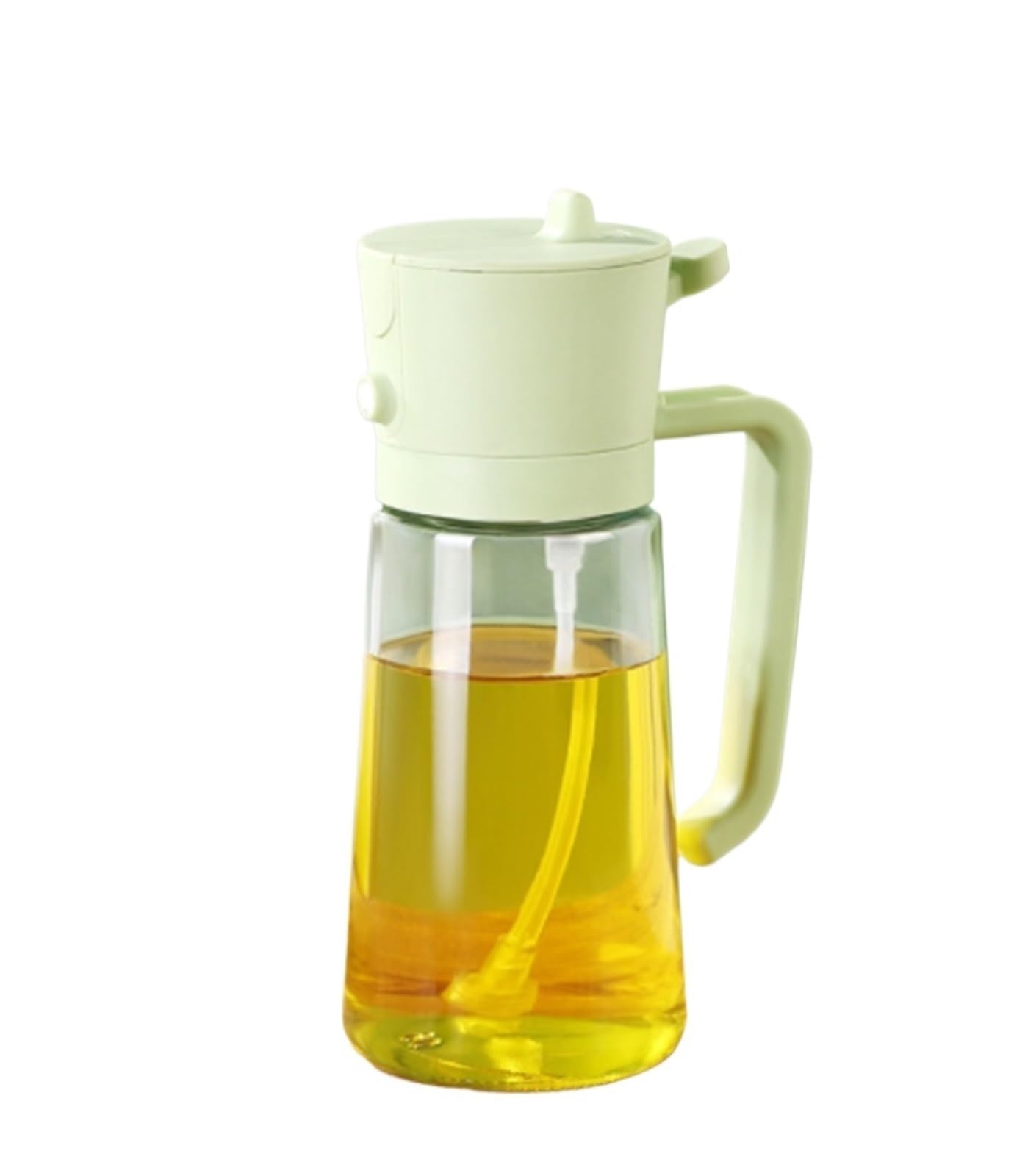 CVdrtyED Frying Oil Dispenser Liquids Oil Sprayer 2 In 1 Suitable For Air Fryer Salad Frying Grilling Countertop Bbq(Grün)