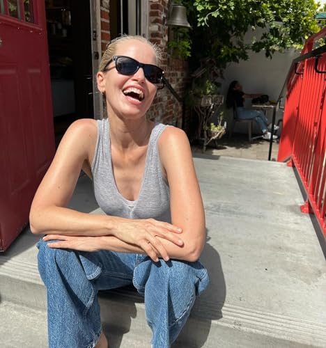 Barbados Polarized Sunglasses for Men or Women Black Frame w/Smoke Lens4