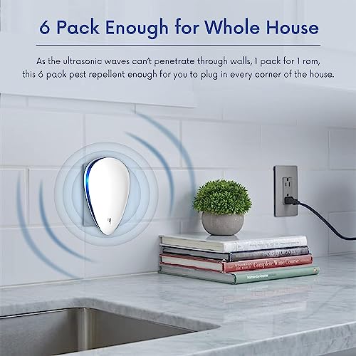 Image of Go Well Ultrasonic Electric Pest Repellent Machine to Repel Mosquito, Lizard, Rat, Cockroach, Home Pest for Reject Ants for Reject Insect Mosquito Killer (Pack of 1)