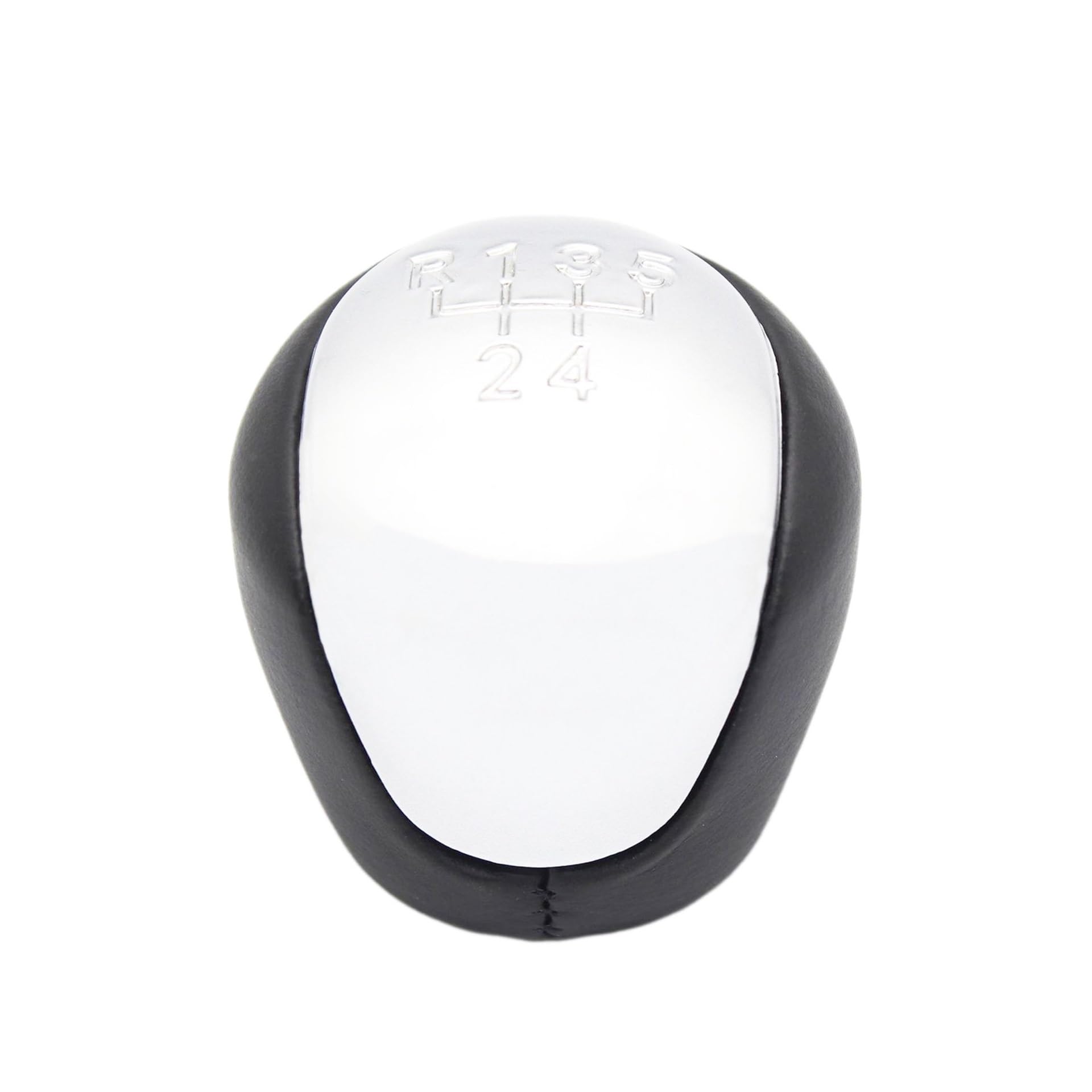 Aimazom Car Gear Shift Knob for Hyundai for Elantra 130 2008-2012 5 Speed Car Gear Shifting Handball for Modification and Replacement(Matte Silver)