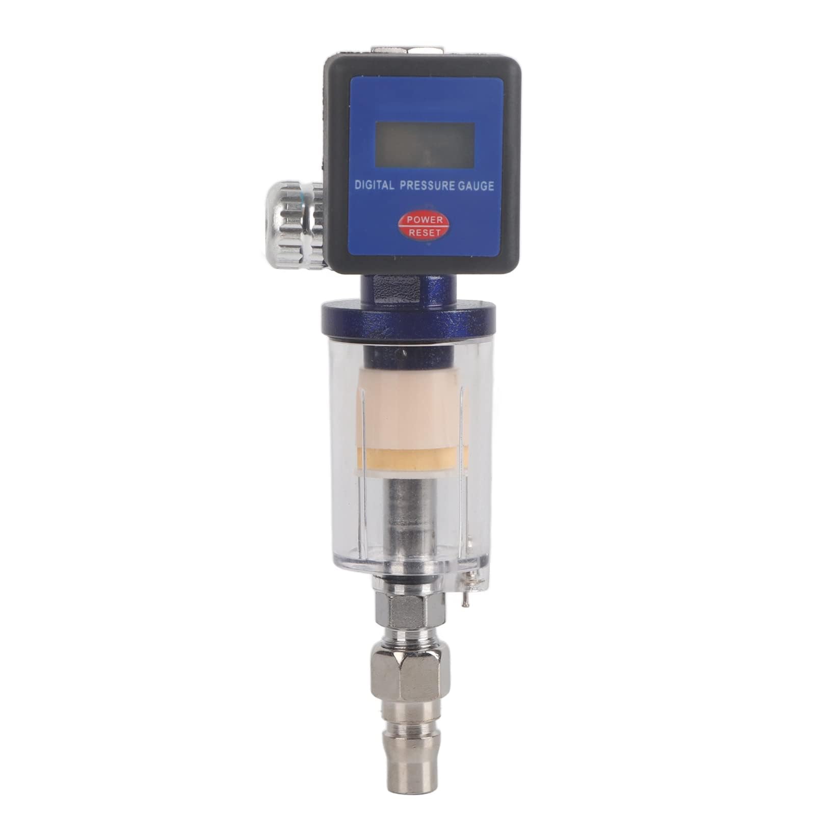 Regulador de Presión de Aire Digital para Pistola de Pintura con Filtro de Trampa de Agua Resistente a la Corrosión MF08 MF01