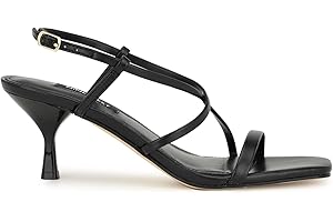 Womens Haya Heeled Sandal Strappy Kitten Heel