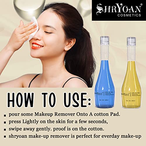 Shryoan Eye N Face Hydrating Makeup Remover| Gel-Based & Removes Impurities with Hydrating Features, Removes Waterproof Makeup Remover (100ml) (Shade 1) - Image 6