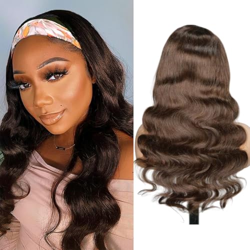 Headband Wig Human Hair Body Wave Headband Wigs for Black Women human...