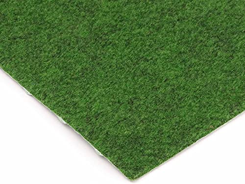 Grastapijt per meter COMFORT - groen, 1,33m x 7,50m, waterdoorlatende vlies-gazon met noppen, zwembadonderlegger… - Afbeelding 4