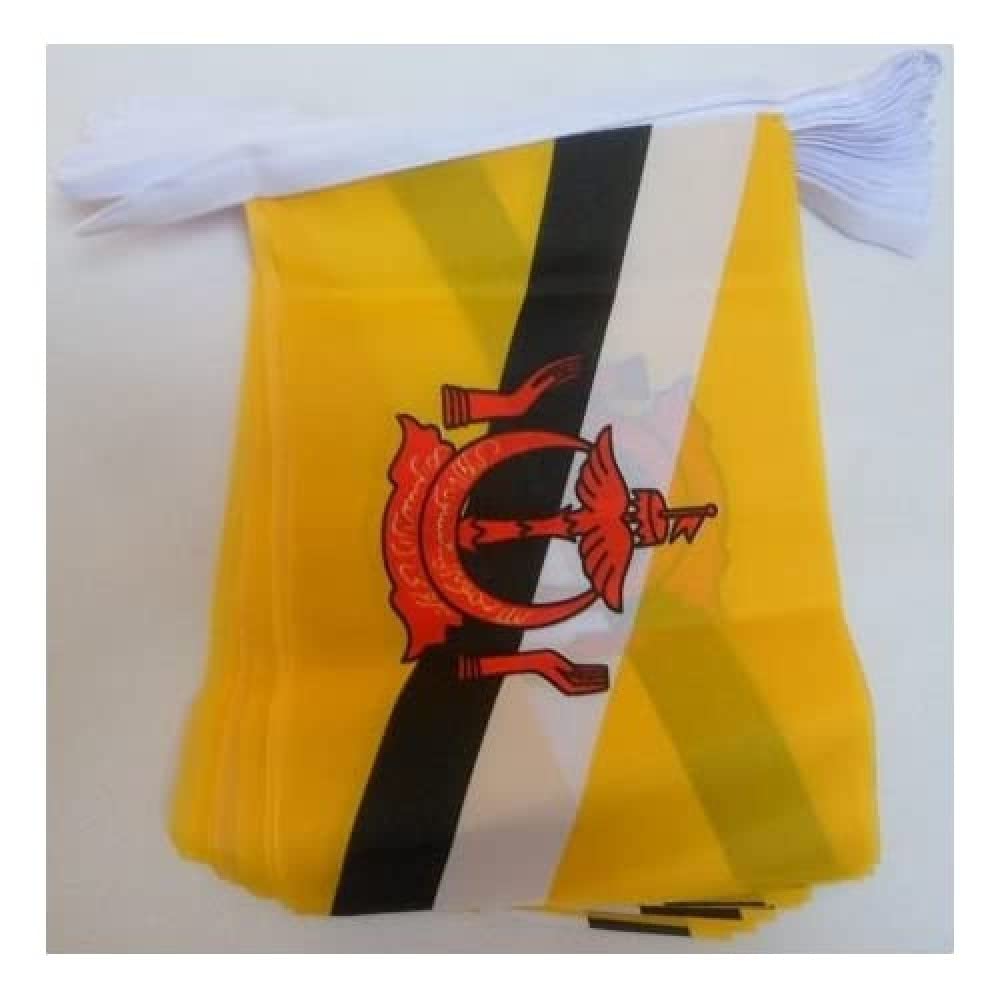 AZ FLAG Guirnalda 6 Metros, 20 Banderas de Ecuador 21x15 cm, Bandera Ecuatoriana 15 x 21 cm - Banderines — view 54