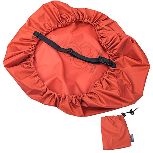 Image of Cosmus Rust Rain Cover & Dust Cover with Pouch for Upto 50 Ltrs Backpack