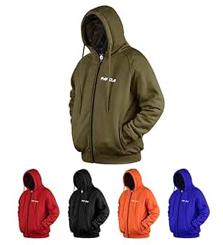 Amazon.com: PANDA CYCLE GEAR Motorcycle Hoodie for Men