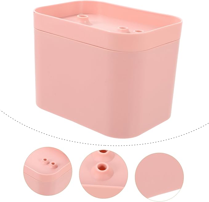 Fuente de Agua Automática para Gatos y Perros, Rosada, Plástico miniatura 9