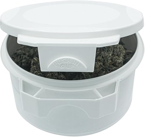 55 Dram - Bote Kush de boca ancha (colores opacos), 180 unidades (blanco)