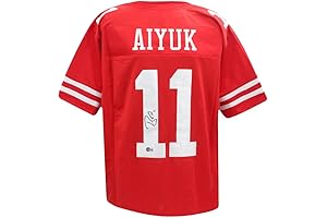 Official Brandon Aiyuk Autographed Custom SF Jersey