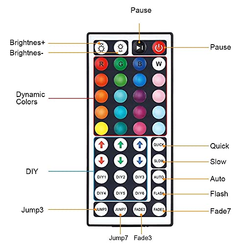 Lunsy Smart Led Strip Lights 32.8 Ft/10M, Music Sync, Bluetooth App Controlled, Remote Control, Rgb, 300Led Smd5050, Ip65 Waterproof Outdoor, 12V, Alexa Controlled #TOP2