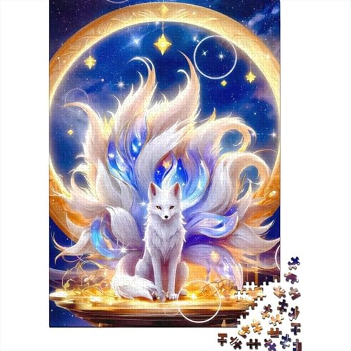 Puzzle de 1000 piezas de zorro y luna la idea de regalo de cumpleaños ideal
