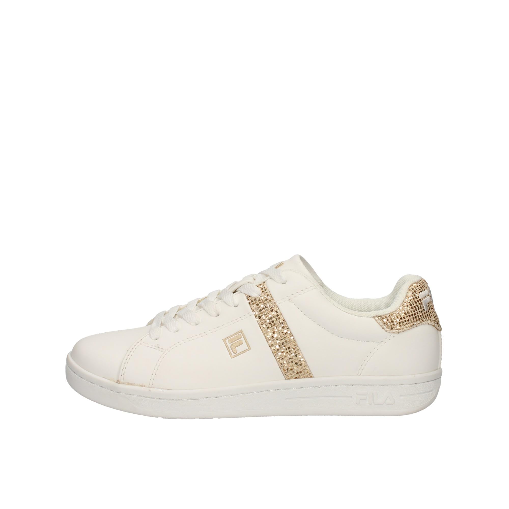 FILA Women's Crosscourt 2 F Wmn Trainers, White Gold, 7 UK
