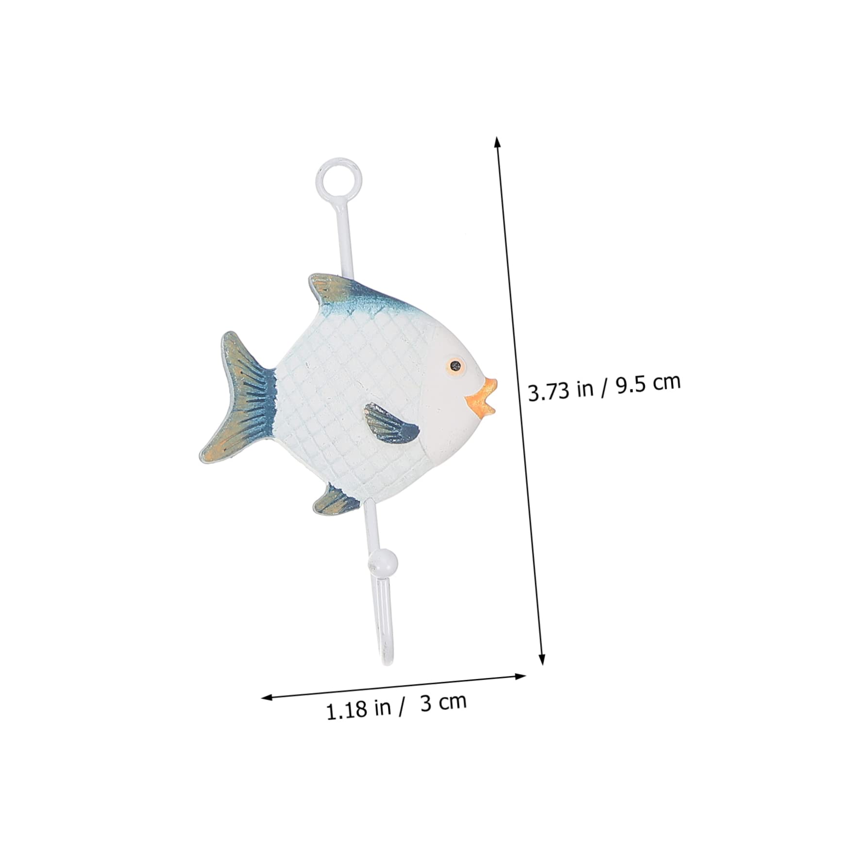 Ganci Decorativi in Legno e Ferro 9 Pezzi Stile Marino Atmosfera Estiva