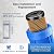 PUREPLUS 5 Micron 20" x 2.5" Whole House Coconut Shell Activated Carbon and KDF Water Filter, Heavy Metal Removal Replacement Water Filter, Compatible with C1-20, EP-20, HX-CB-25-2010, F3WCB32,2PACK