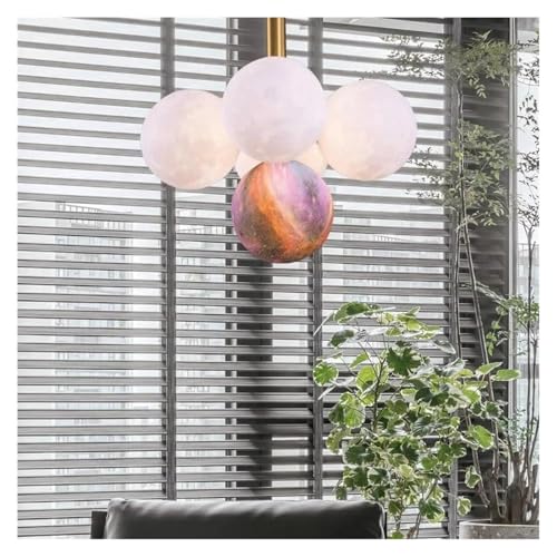 Lampe à suspension boule moderne Chaner LED pour plafond de chambre de fille et salon
