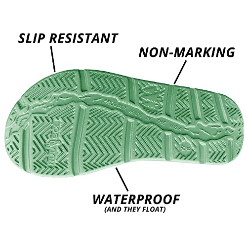 Image of NUUSOL Unisex McCall Clog; Non-Slip Hiking /Plantar Fasciitis Footwear; Soft, Lightweight & Comfortable; Arch Support & Textured Footbed, Sage Green, 6 Women /5 Men