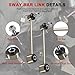 GPMMWPG Rear Sway Bar Stabilizer Link Kit Compatible with Jeep Wrangler JK JL 2007-2020 (1