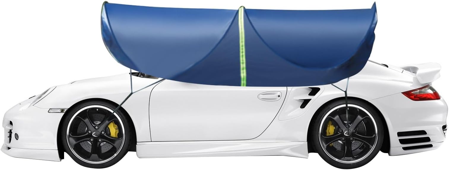 Car Tent Umbrella - Windshield Sun Shade,Anti-UV Car Tent Movable Carport, Waterproof Umbrella Sunproof Sun Shade Canopy, Automobiles Parasol Awning, SUV Protection Cover