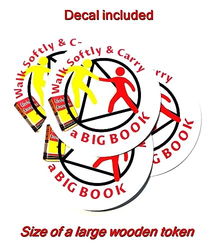 Walk Softly & Carry A Big Book (12 Step Classic Slogans, Higher Powered Pages, History Of Serenity Prayer, Great Oneliners From Well-Known Speakers, Stories The Oldtimers Told) Plus Decal #TOP4