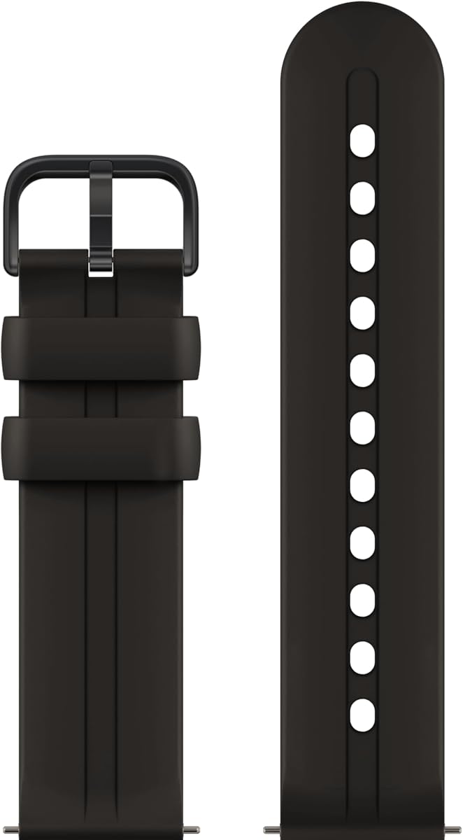 Gabb Watch Style Band - Kids Watch Band Replacement, Soft Silicone Strap, Water Resistant, Sweatproof, Replacement Watch Strap for Kids, Kids Smartwatch Strap - Raven Black