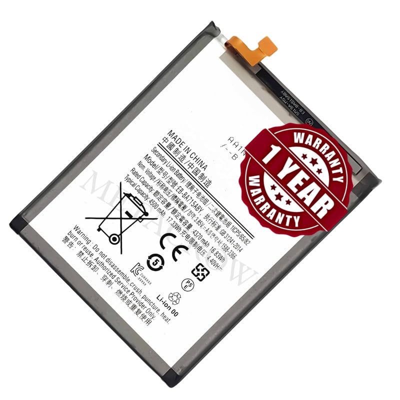 Image of Original EB-BA715ABY Battery Compatible for Samsung Galaxy A71 (4G / 5G) (SM-A715F) / (SM-A716F) - (4500mAh) - 1 Year Warranty JK1