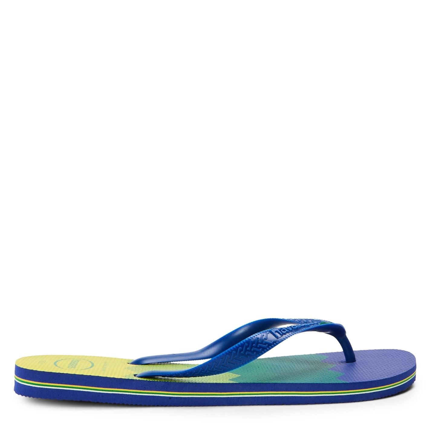 Havaianas Women's Brasil Fresh Rose Gum Flip Flops - Marine Blue - 1/2