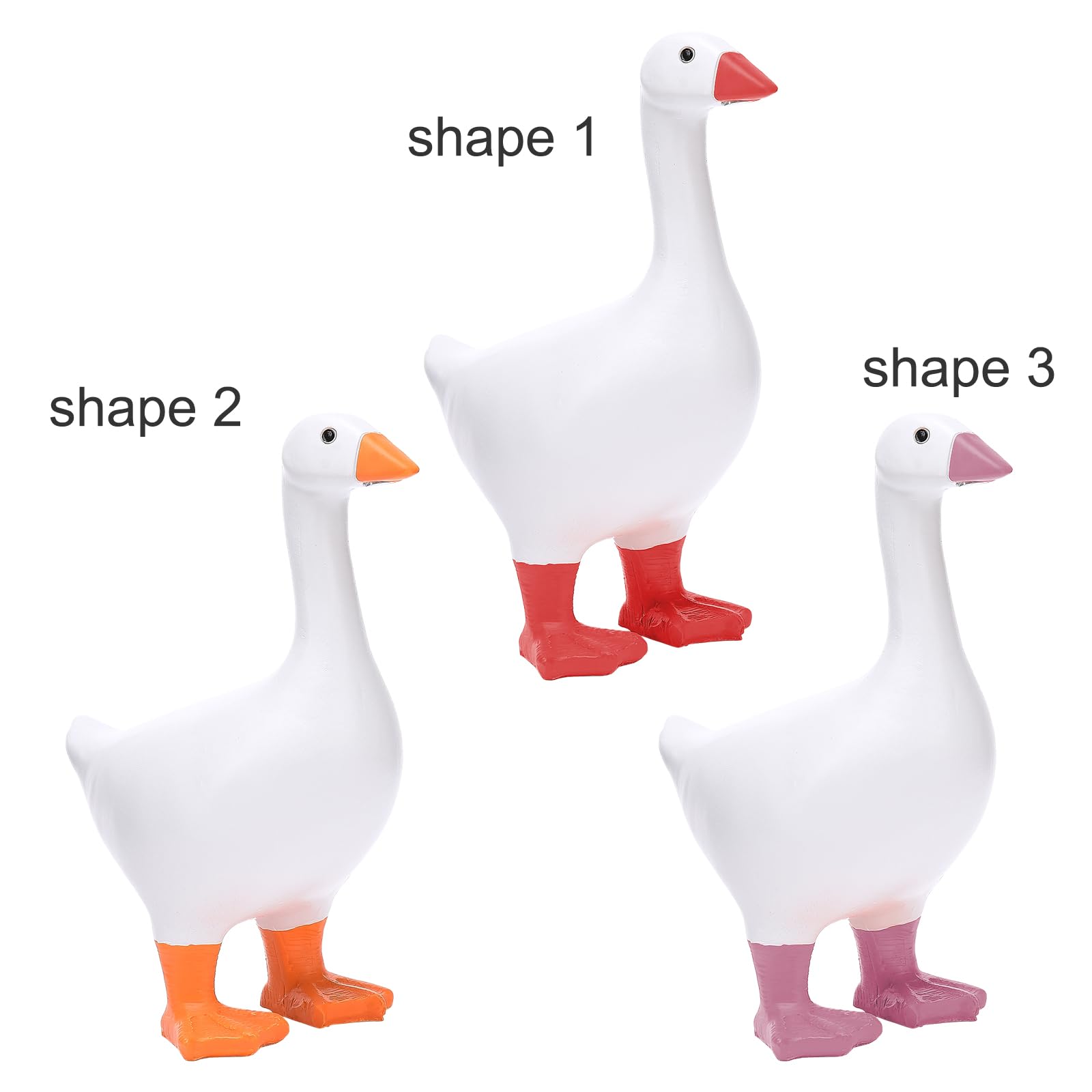 Goose Magnetic Key Holder, Resin Goose Duck Figurine Statue Magnetic Tool Holder, Cute Animal Figurines Key Holder - Image 2