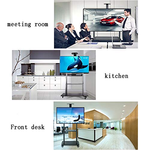 Soporte móvil ajustable para TV 32"-100" con ruedas miniatura 7