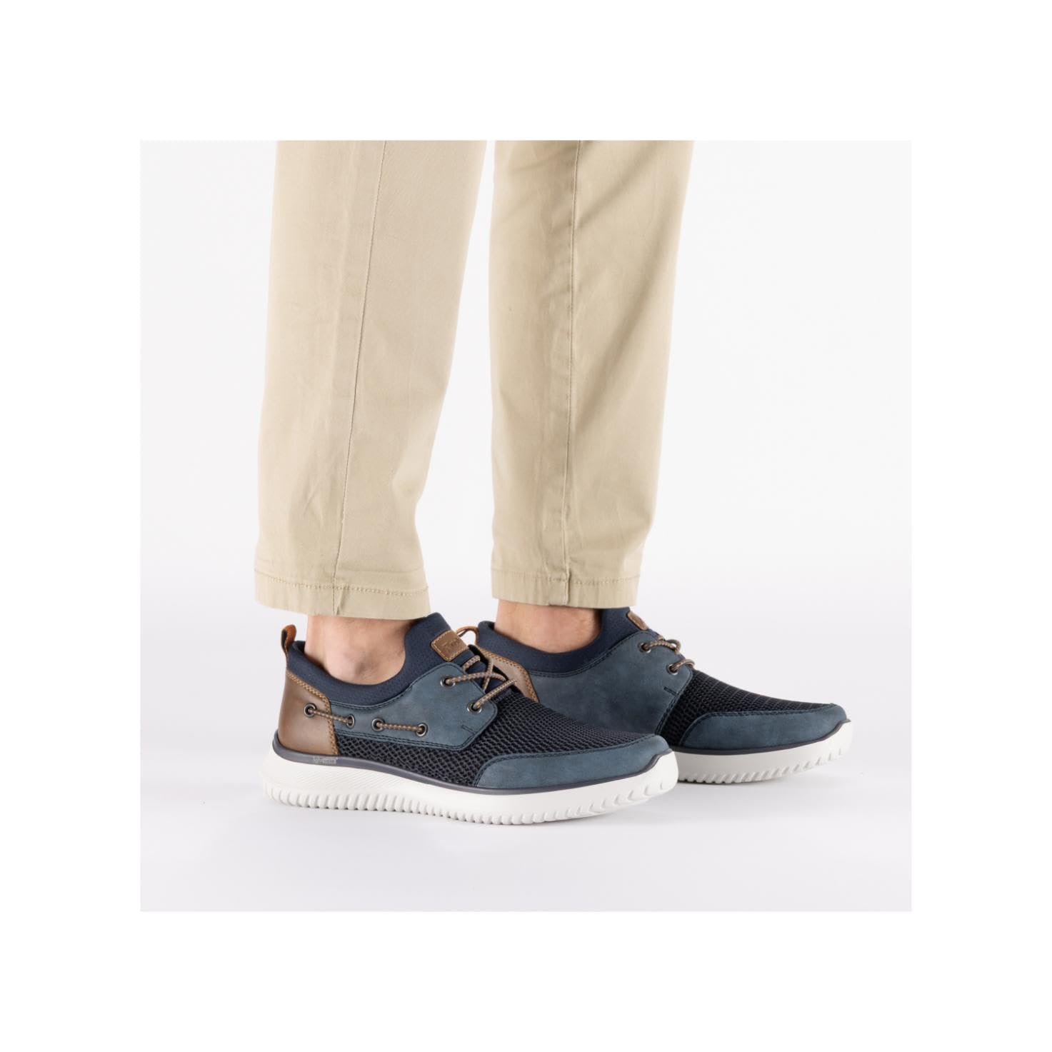 Rieker Slipper Weite G + blau