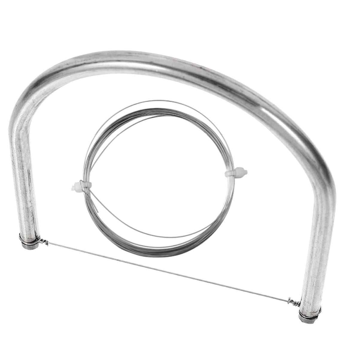 Housoutil Outil de Coupe en Acier Inoxydable pour Poterie, Arc Coupe-Boue Pratique, pour Modelage Argile et Loisirs Créatifs, Set 2 Pièces pour Débutants