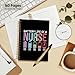 Wheatwin Funny Nurse Notebook Journal, Medical Student Nursing School Essentials, Nursing Supplies for Work, Coworker Sarcastic Gifts Hardcover Spiral Notebook, Nurses Week Graduation Gift 5.5x8.3