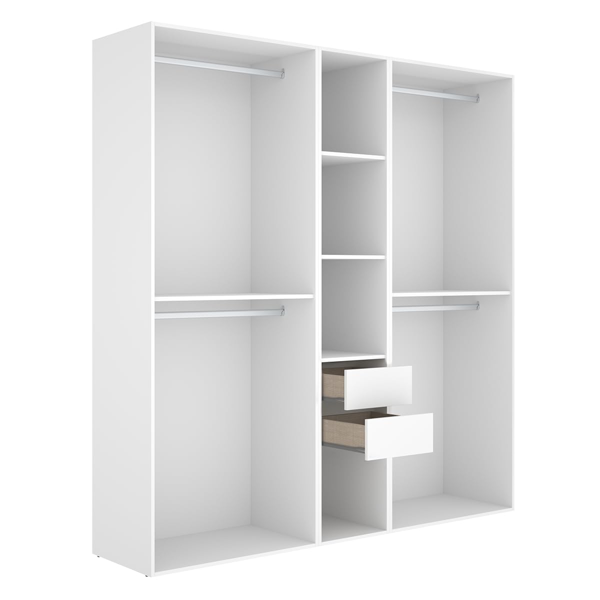 DEKIT Grupo RIMOBEL-Conjunto Armario-VESTIDOR con Trasera Reversible