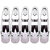 サッカー トレーニング ダミー【KOUBHYJ サッカー ト練習人形、205cm/5個セット/黒】ディフェンダートレーニング ドリブル パス トレーニング 練習用具 自主練習 ゴールキーパー ウォール ゴールキーパー 人形障害物、選手のスキルを向上させるための青少年サッカーのトレーニングとして使用できます