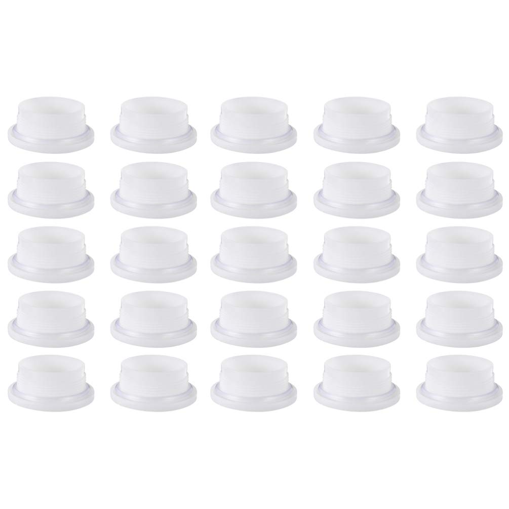 Scicalife 55 Gallon Drum of Lube 20pcs Bung Cap 59mm Thread Caps Plastic Gasket Barrel Cap Plastic Drum Bung Caps Drum Lid Poly Buttress Drum Bung Replacement Caps Drum Wrench