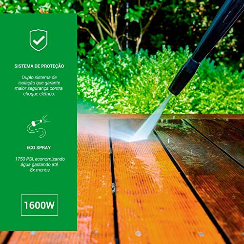 Lavadora de Alta Pressão Eos 1750psi 1600w Elp3500 110v