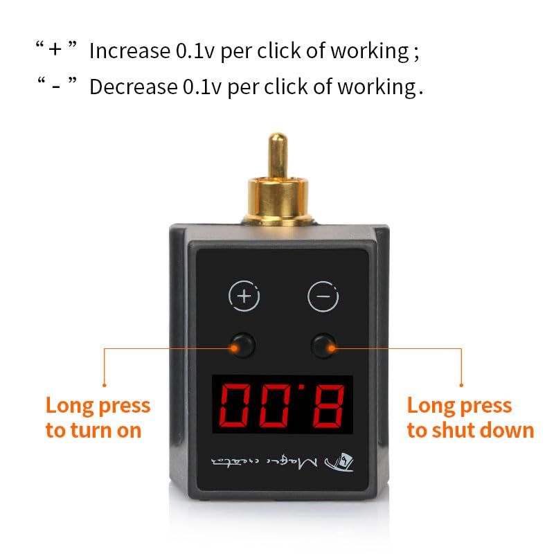 Amazon.com: Wireless Tattoo Power Supply RCA/DC Interface