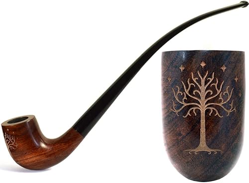 10.2 '' largo tabaco fumar pipa árbol mágico, Tolkien - (10.2 in) para filtro de 0.354 in. envío mundial.