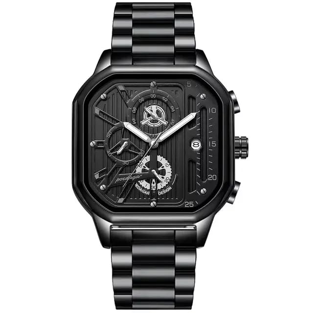 Bleaws Luxury Fashion Wheel Watch for Men Special Small dial Black Stainless Steel Water Proof Watch (B0D8L994BN) Amazon Price History, Amazon Price Tracker