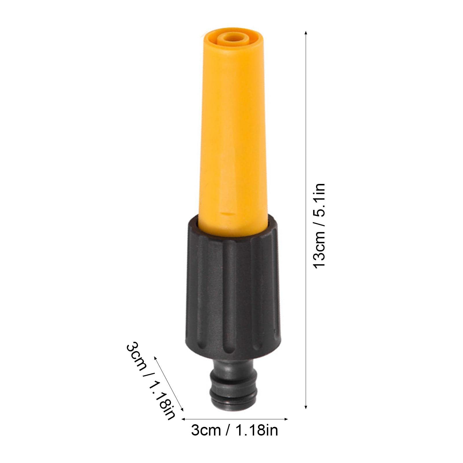 Gartenschlauch-Düse Aus Messing – Hochdruck-Sprühkopf Mit 1,9 Cm Gewinde Für Rasen, Auto Oder Haustier-Dusche