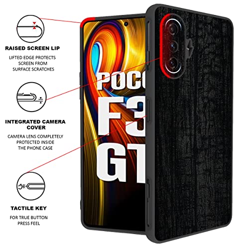 Image of RIGGEAR Sleek Poco F3 GT Back Cover Case (TPU+PC | Dragon)