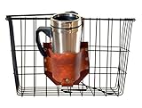 Rocky Mountain Holster Leather Bicycle Cup Holder - Brown