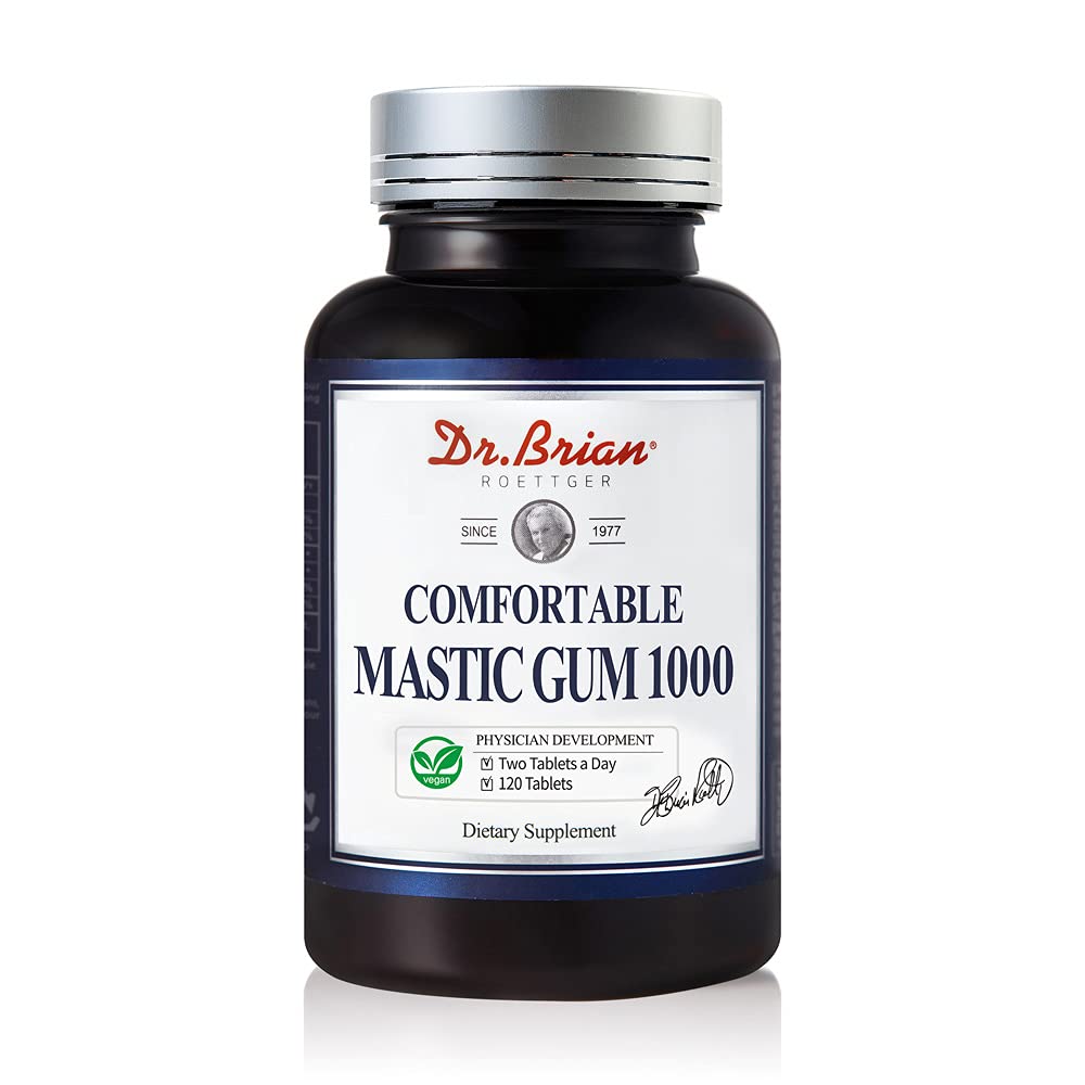 Buy Dr.Brian Stomach Vegan Mastic Gum 120 Count Mastic Gum (Pistacia