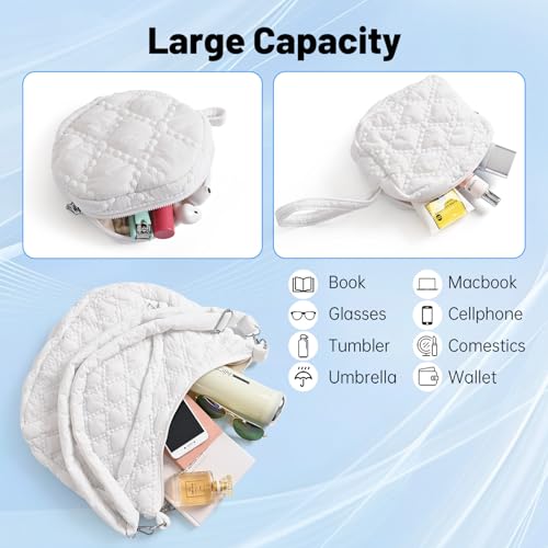 Bolso Tote Acolchado Puffer con Correa Ajustable para Mujer miniatura 6