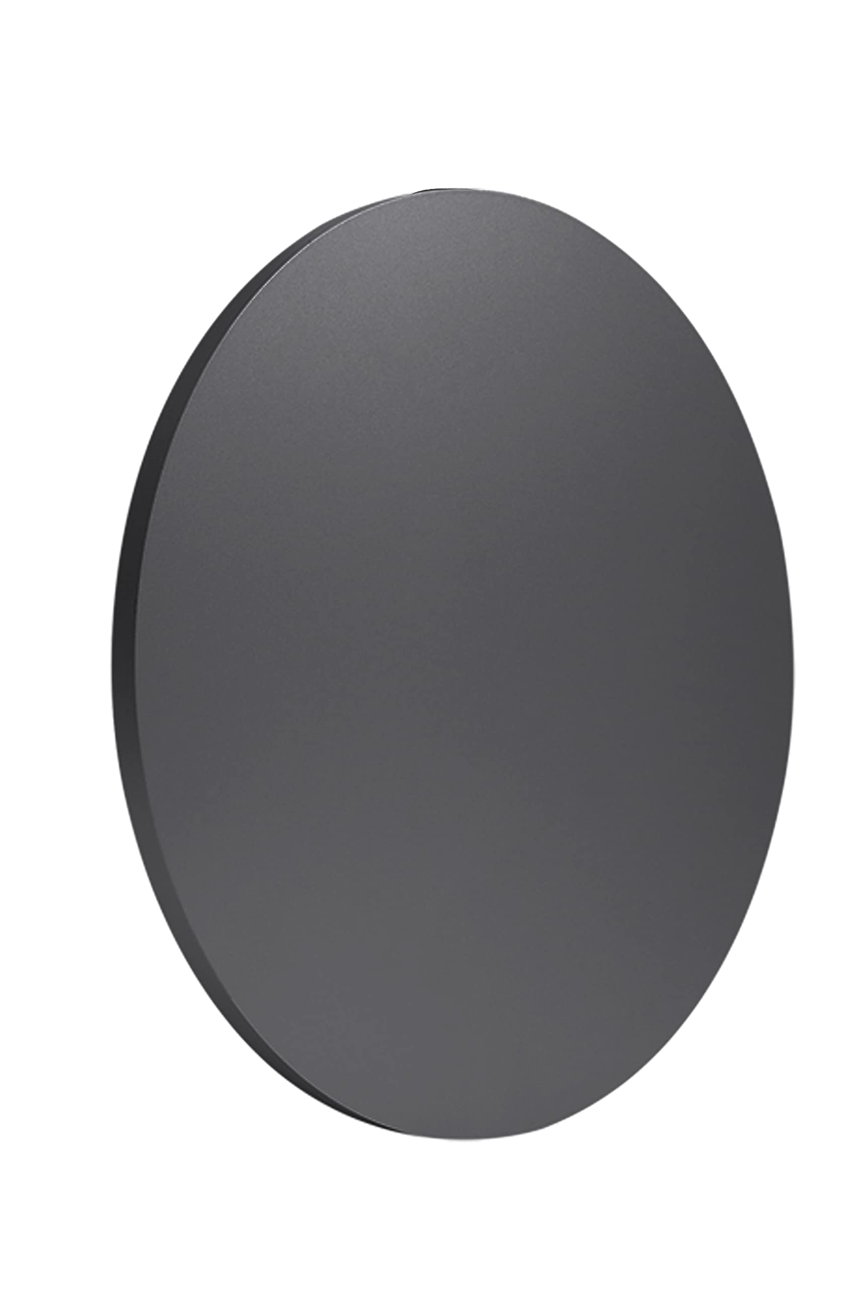 Mantra Iluminación. Modello BORA - Applique circolare da 18 cm di diametro realizzato in alluminio e acrilico finitura in colore nero opaco. Fonte di luce LED 12 W 3000 K 1080 lm (incl.)