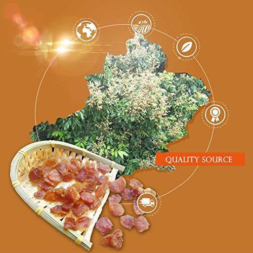 image for Madamera 1.1 lb Dried Longan, Resealable Seedless Fruit, 桂圆肉, Us