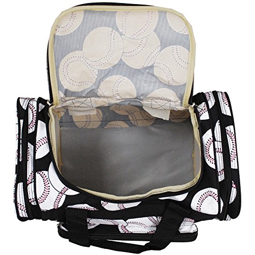 Ngil SKQ426_001 Baseball Print Duffle Bag thumb #3