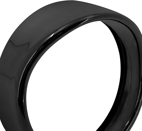 Miniatura 7 de HDBUBALUS Luz antiniebla para motocicleta de 4.5 pulgadas, anillo de visera estilo 4 12 pulgadas, bisel de lámpara de paso de luz auxiliar